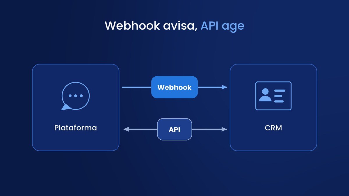 Webhook avisa, API consulta e grava