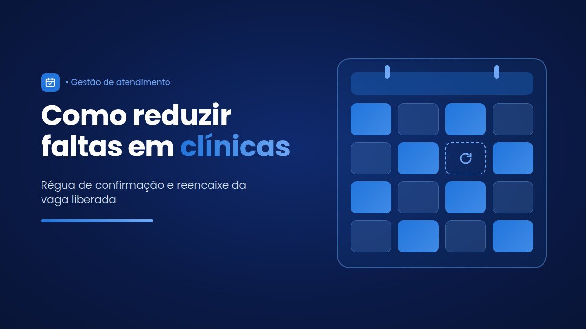 Régua de confirmação para reduzir faltas em clínicas