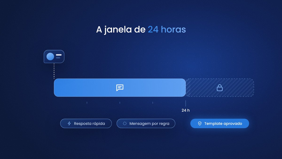 Janela de 24 horas define cada mensagem