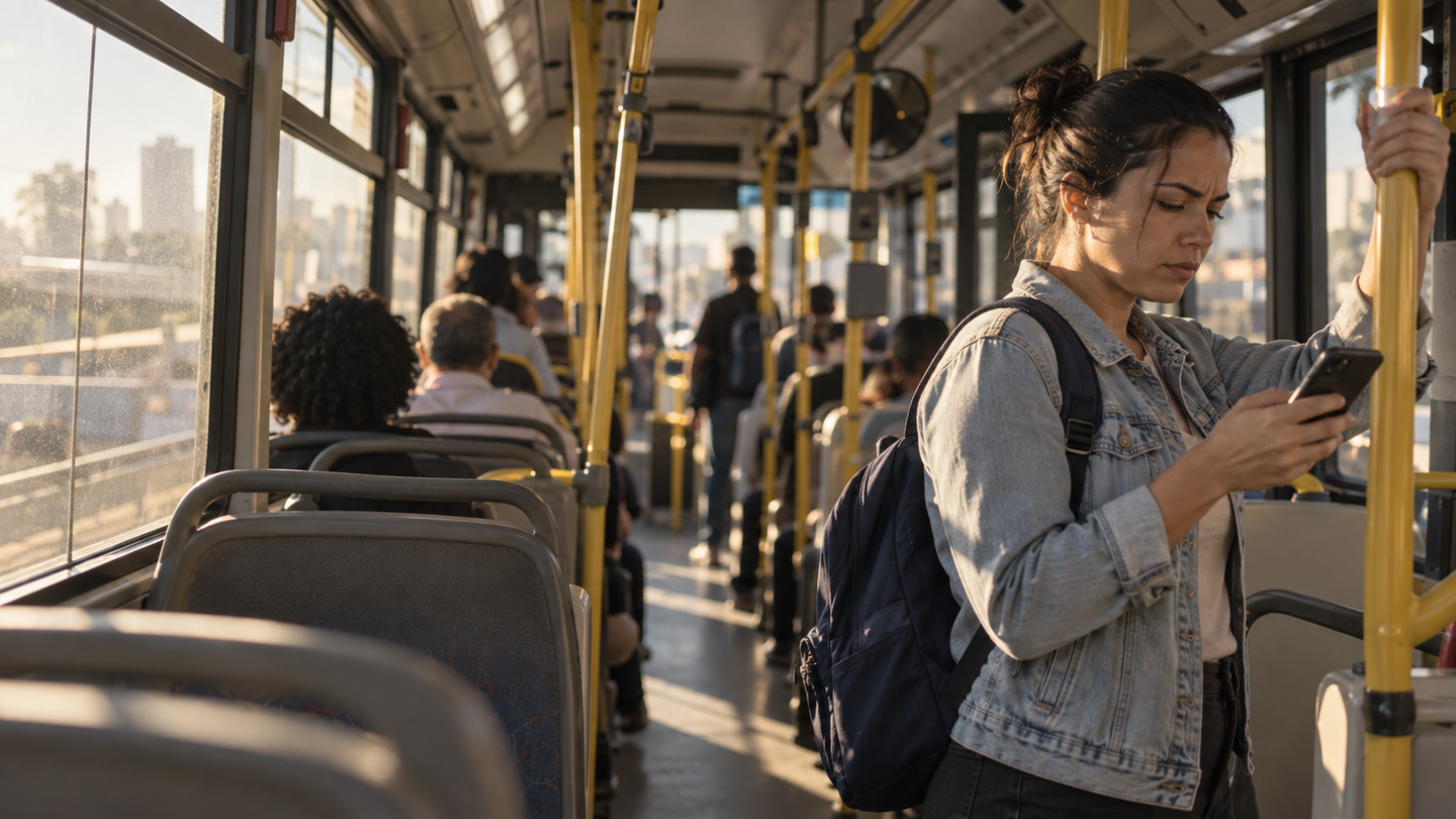 SMS transacional chega mesmo sem internet no ônibus