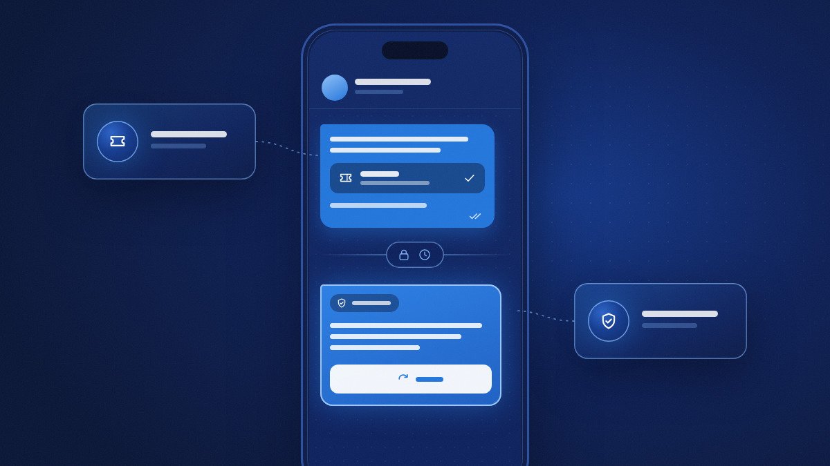 Encerramento e reativação de mensagens automáticas para clientes