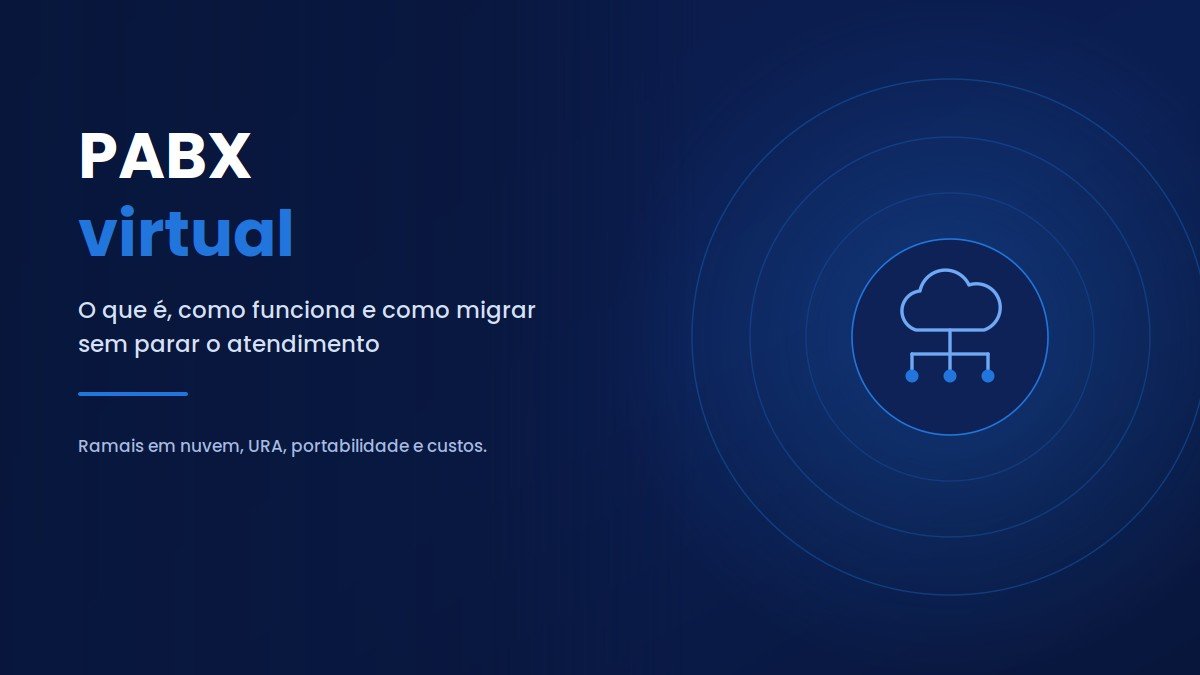 PABX virtual para telefonia corporativa na nuvem