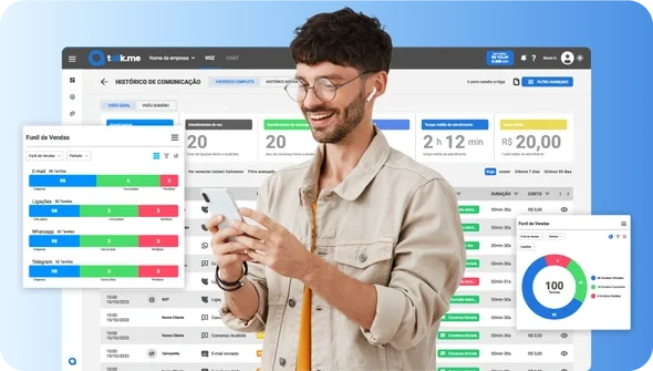 telas plataforma de atendimento tallkme
